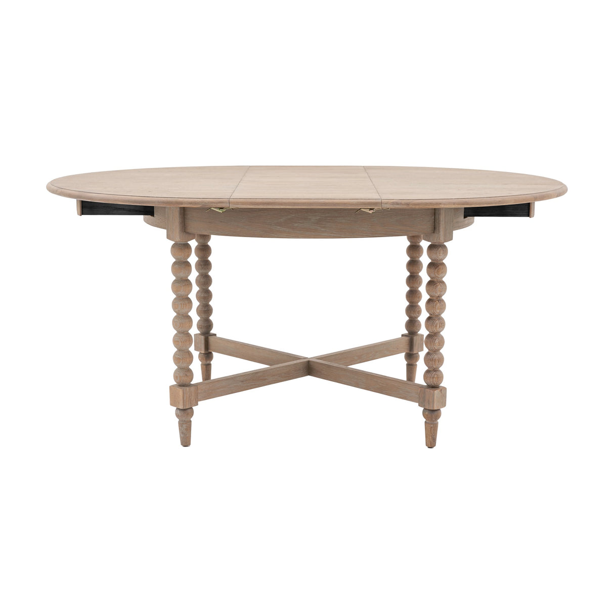 Artisan Round Extending Dining Table – Natural Oak