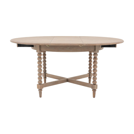 Artisan Round Extending Dining Table – Natural Oak