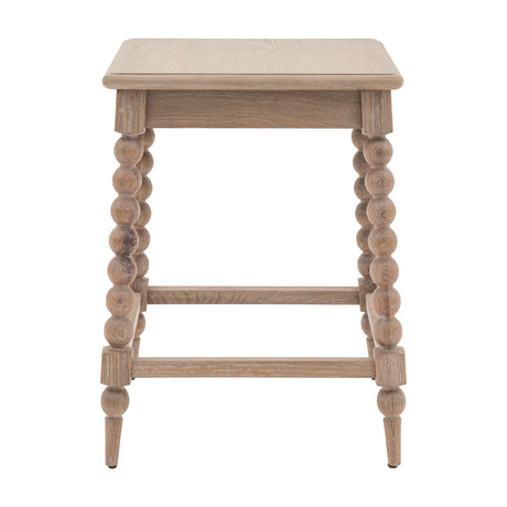 Artisan Bobbin-Leg Side Table – Natural Oak