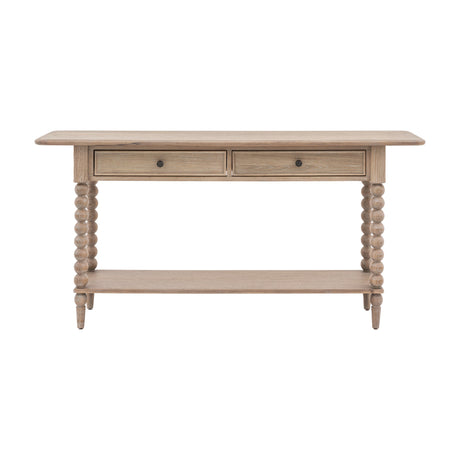 Artisan 2 Drawer Console Table – Natural Oak