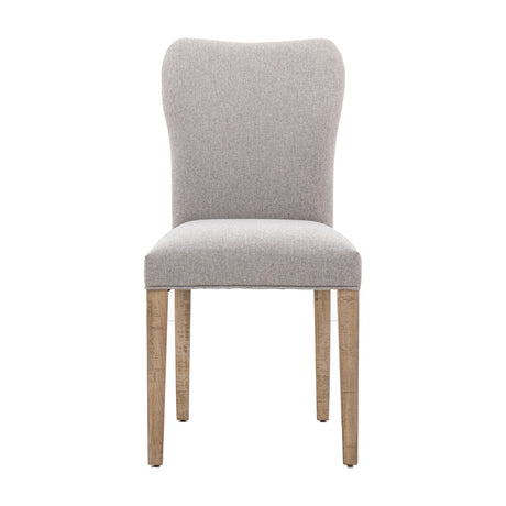 Vancouver Upholstered Dining Chair Set of 2 – Grey