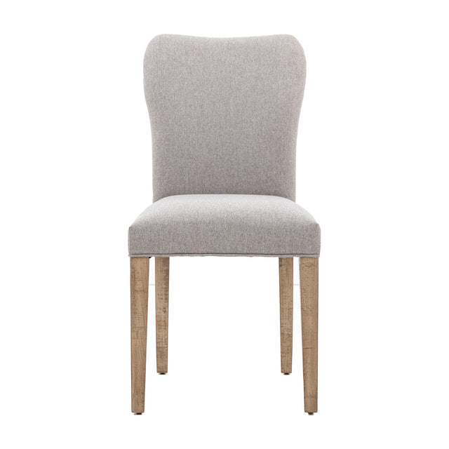 Vancouver Upholstered Dining Chair Set of 2 – Grey