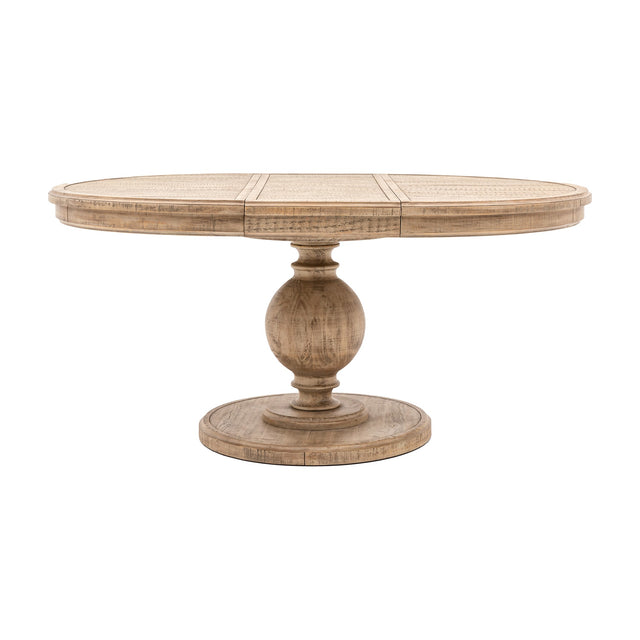 Vancouver Round Extending Dining Table – Natural
