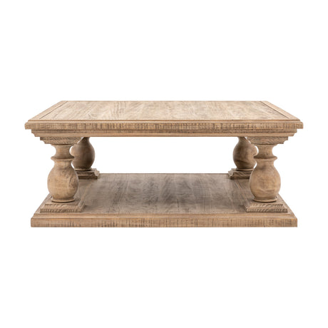 Vancouver Square Coffee Table – Natural