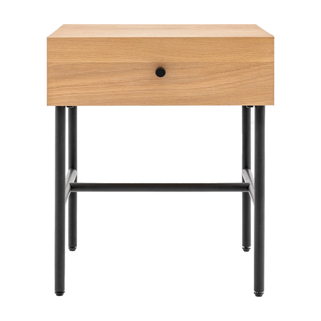 Ashdown 1 Drawer Bedside Table – Natural Oak