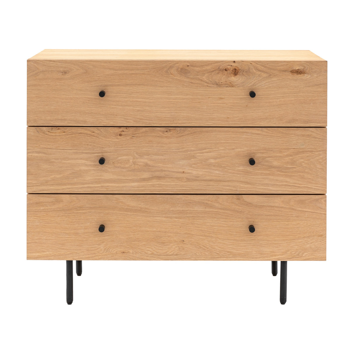 Ashdown 3 Drawer Chest – Natural