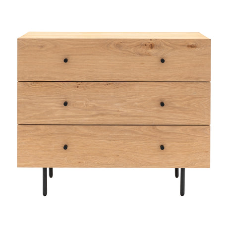 Ashdown 3 Drawer Chest – Natural
