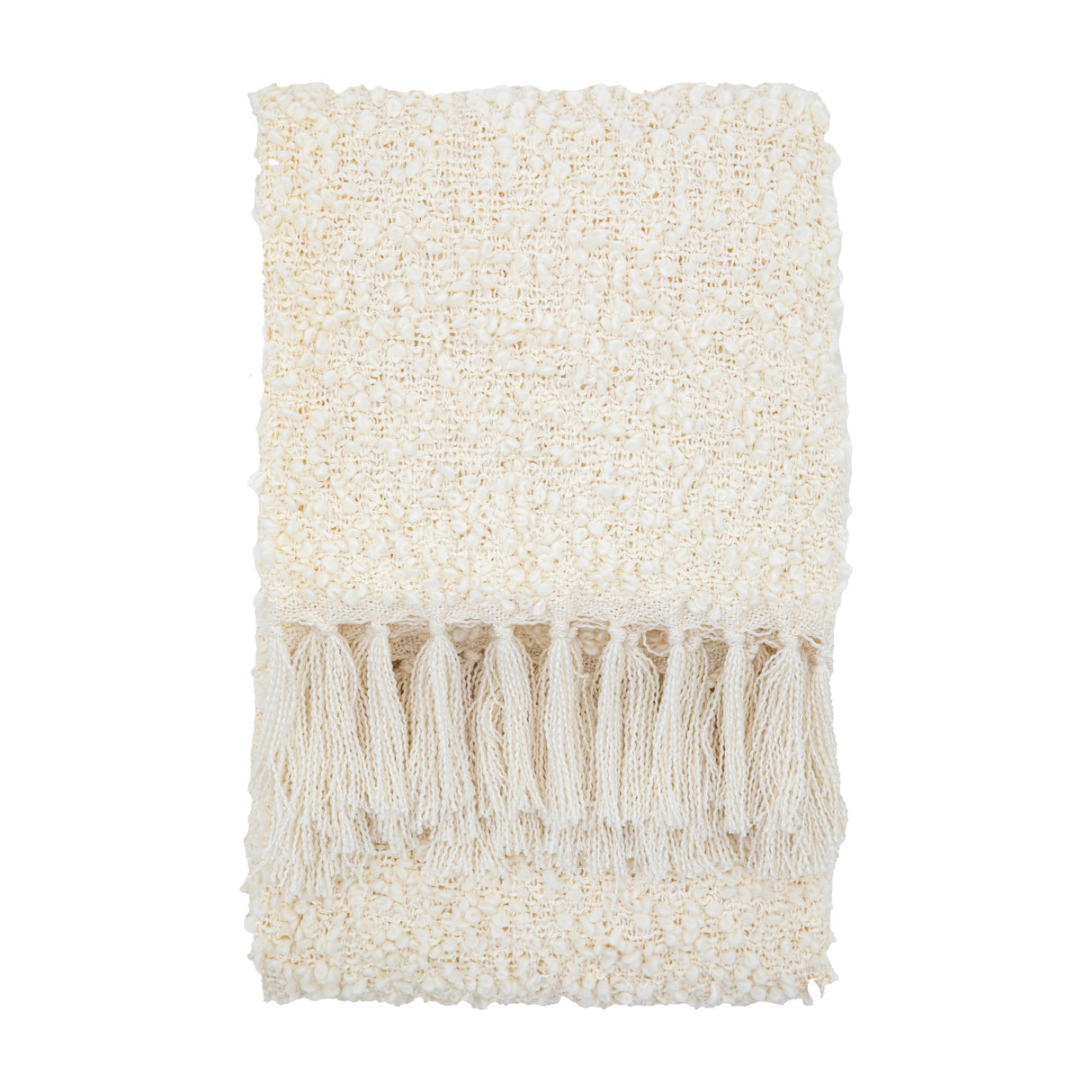 Bologna Textured Throw with Tassels