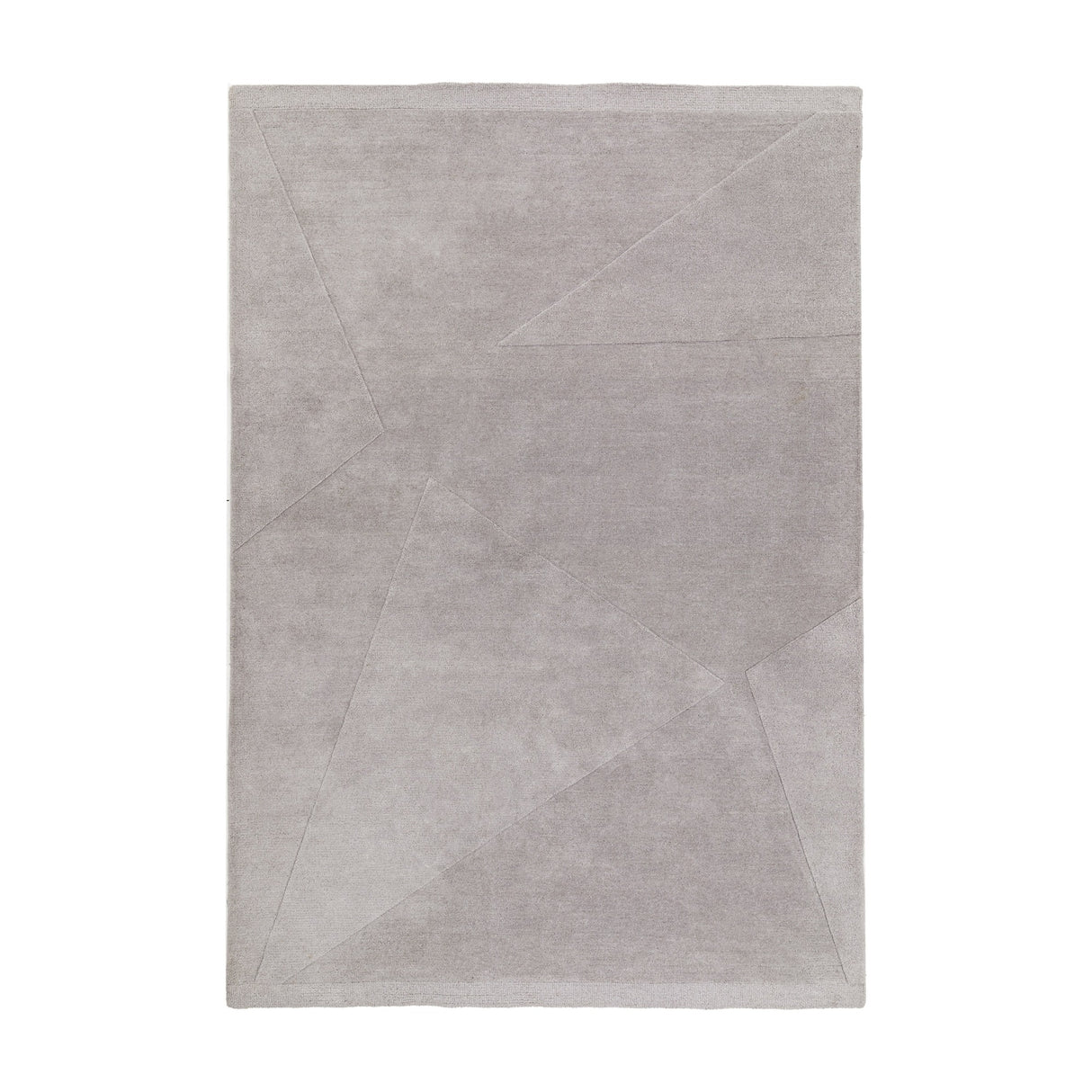Duffryn Handwoven Lambswool Rug – Grey