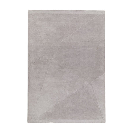 Duffryn Handwoven Lambswool Rug – Grey