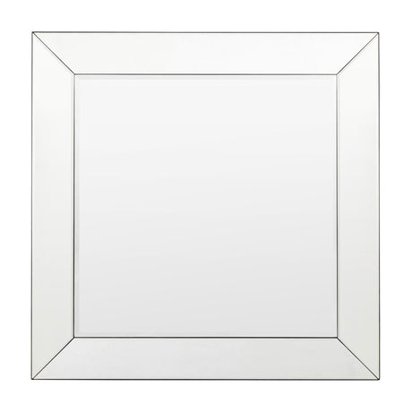 Greenhithe Square Bevelled Mirror – Silver
