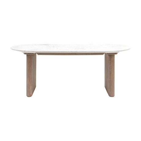 Marmo Marble Dining Table – White