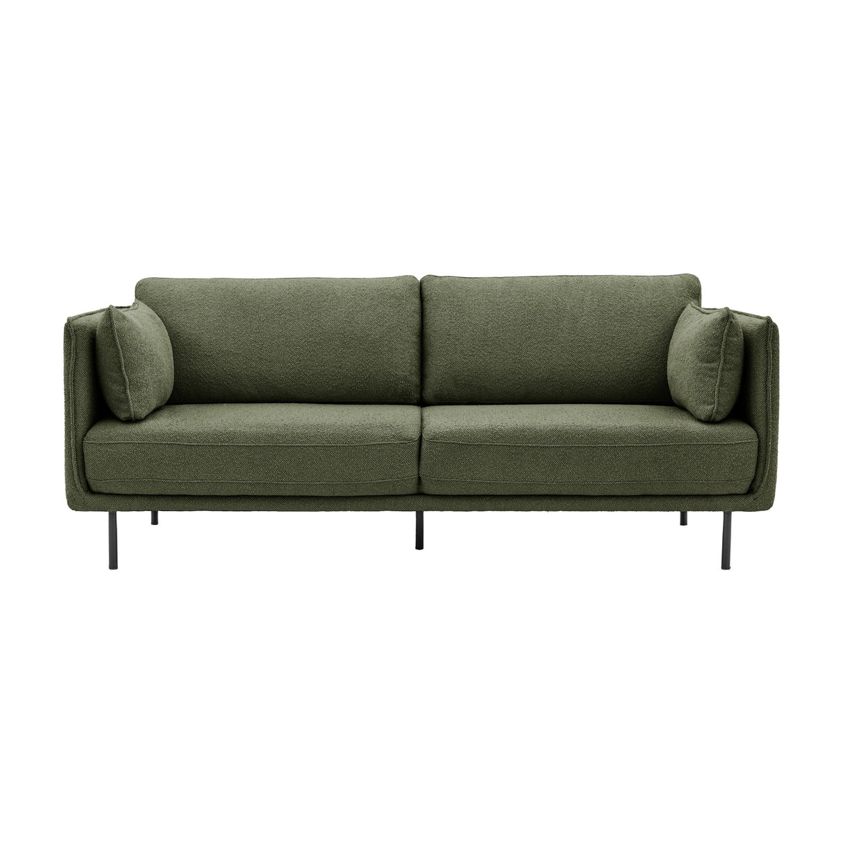 Wigmore 3 Seater Sofa in Boucle – Verdant Green