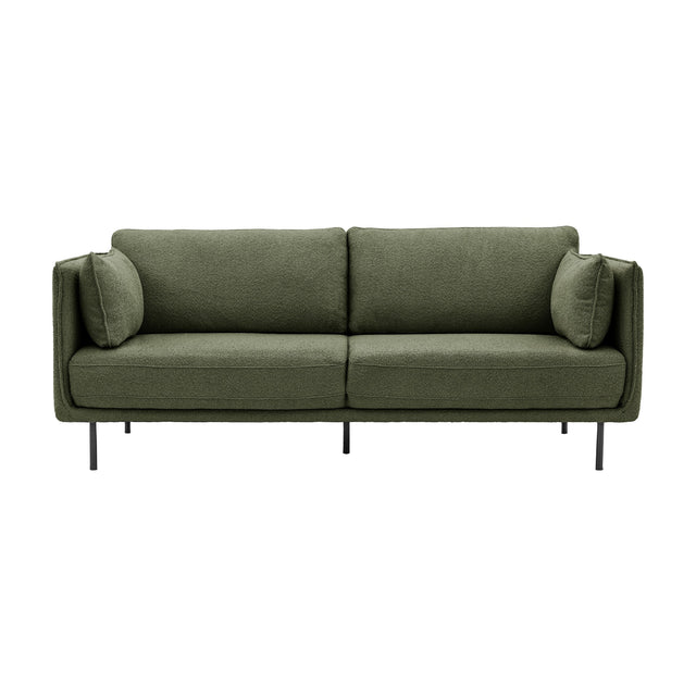 Wigmore 3 Seater Sofa in Boucle – Verdant Green