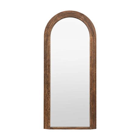 Hoxton Arched Full-Length Mirror – Dark Walnut
