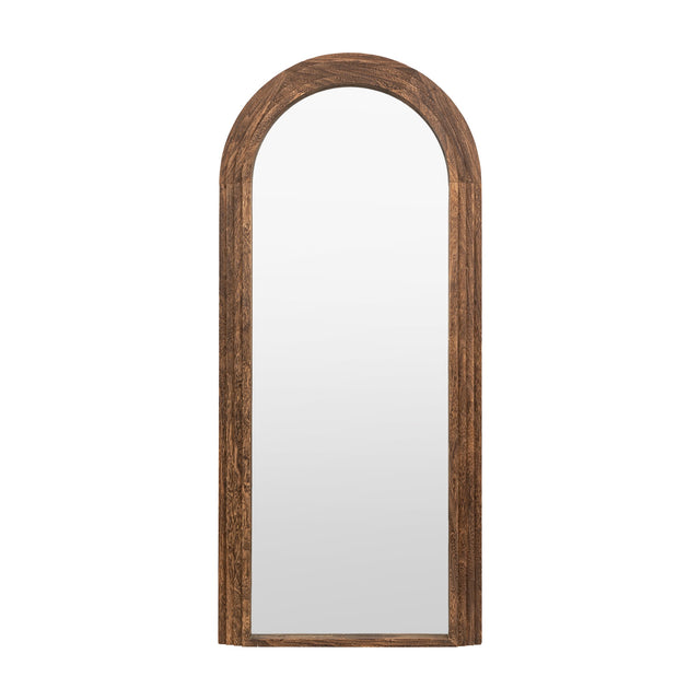 Hoxton Arched Full-Length Mirror – Dark Walnut
