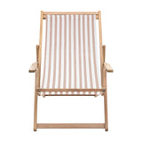 Creta Folding Deck Chair with Armrests