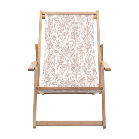 Creta Folding Deck Chair with Armrests