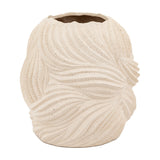 Laucala Textured Ceramic Vase – Stone