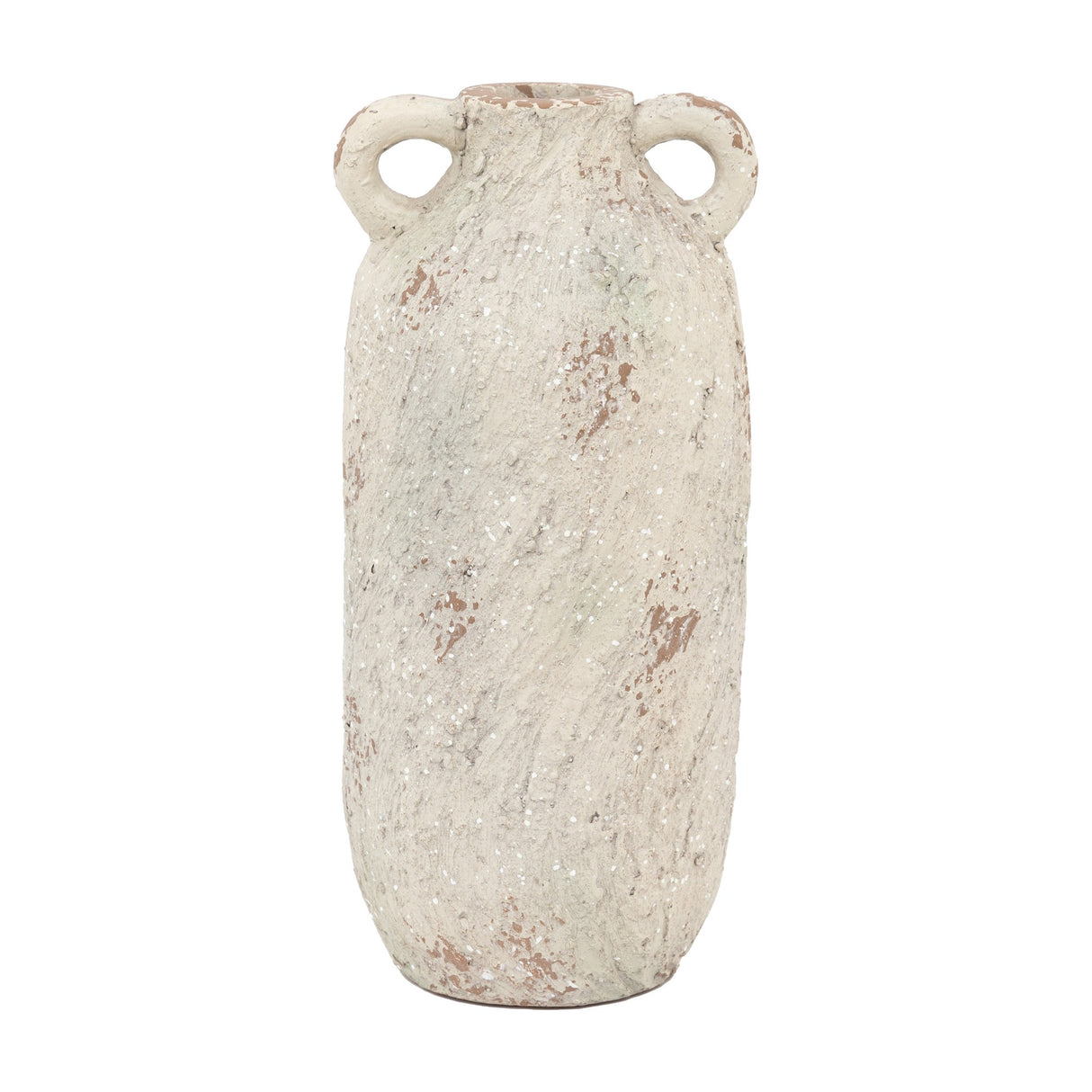 Awaroa Tall Twin-Handled Vase – Stone