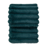 Ribbed Faux Fur Throw