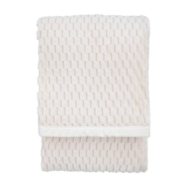 Jacquard Velvet Knitted Throw