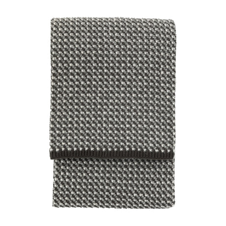 Cross Knit Throw – Grey