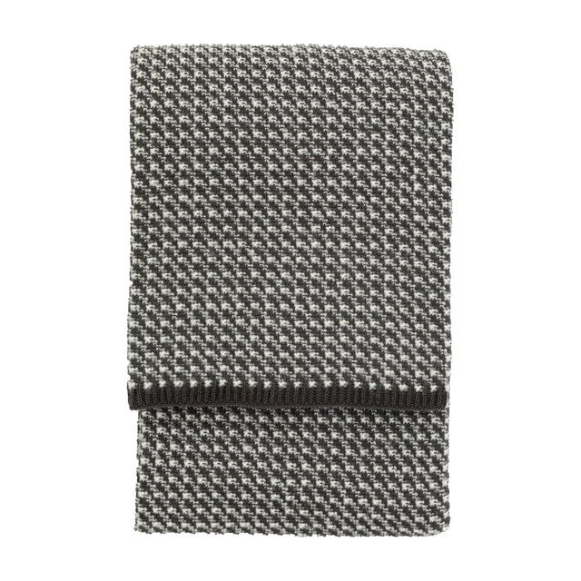 Cross Knit Throw – Grey
