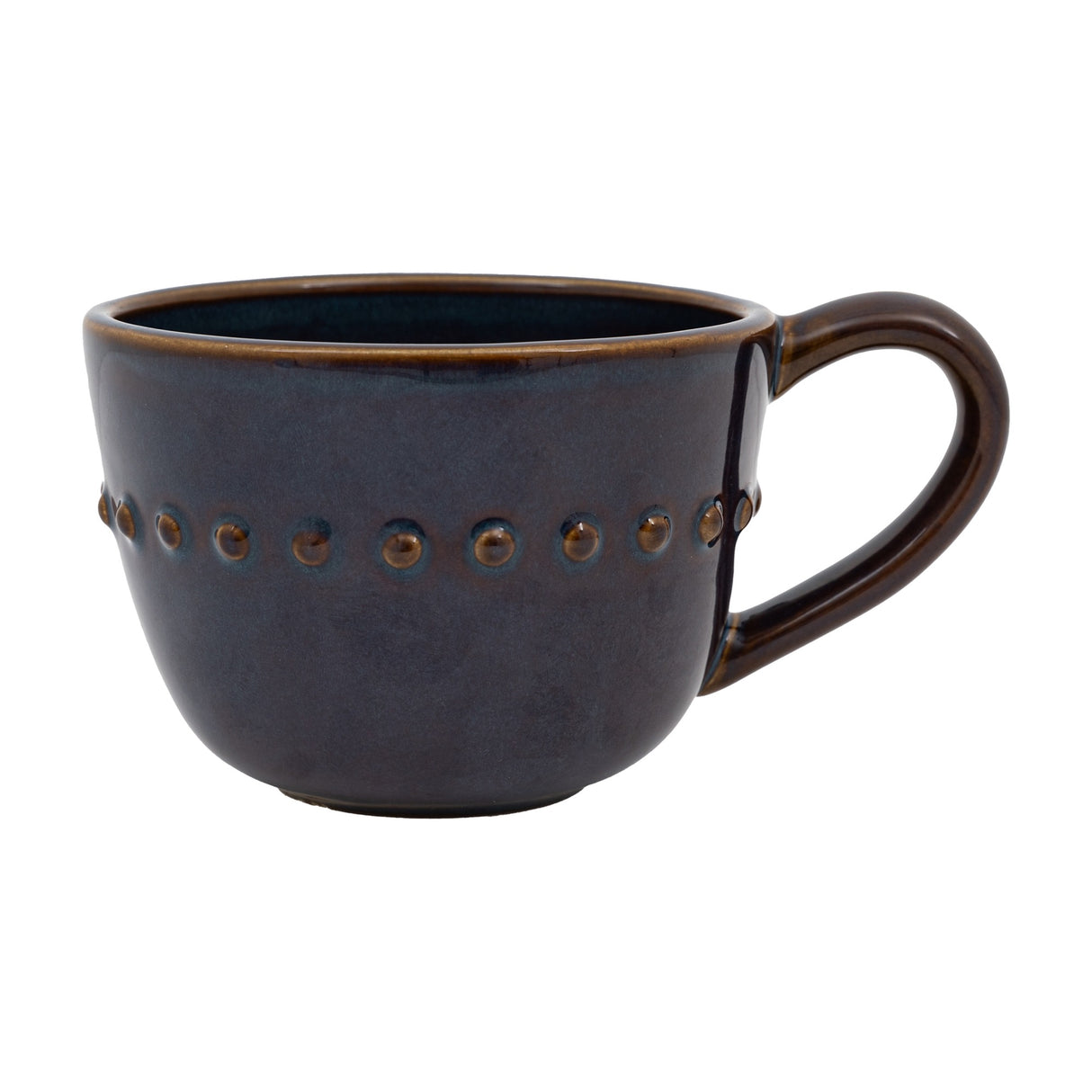 Reactive Organic Beaded Mug – Ink
