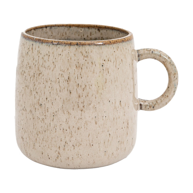 Speckle Glaze Stoneware Mug Set of 4 – Oatmeal