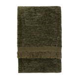 Willow Chenille Throw with Fringe