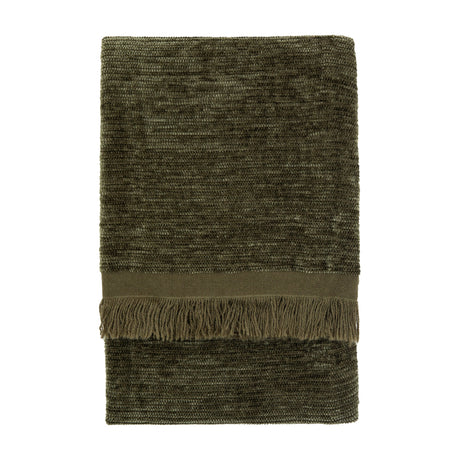 Willow Chenille Throw with Fringe