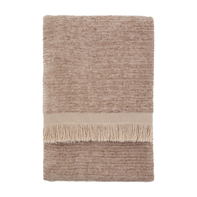 Willow Chenille Throw with Fringe