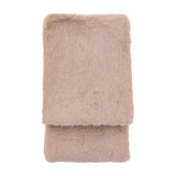 Juniper Faux Fur Throw – Dusky Pink