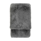 Roscose Faux Fur Throw – Smoke Grey