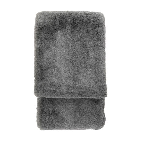 Roscose Faux Fur Throw – Smoke Grey