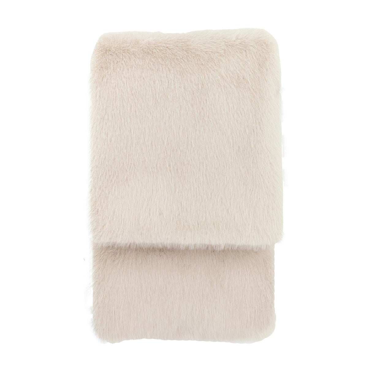 Maple Faux Fur Throw – Oatmeal