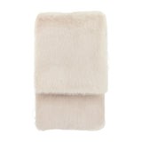 Maple Faux Fur Throw – Oatmeal