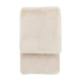 Maple Faux Fur Throw – Oatmeal