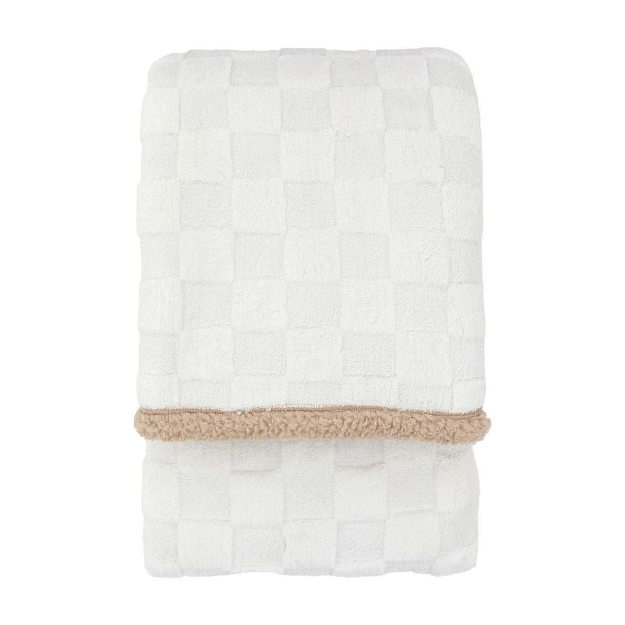 Oakley Checked Sherpa Throw