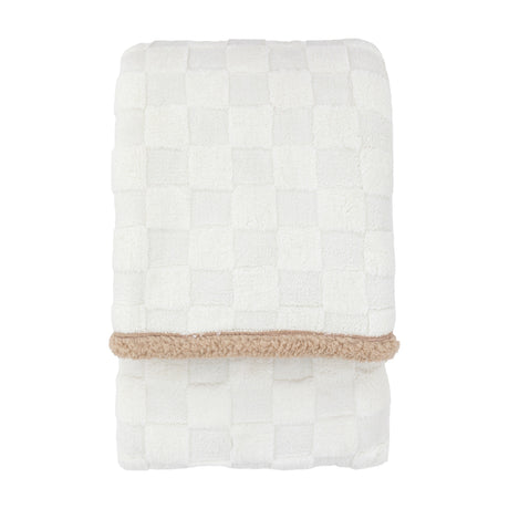 Oakley Checked Sherpa Throw