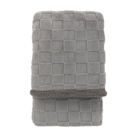 Oakley Checked Sherpa Throw