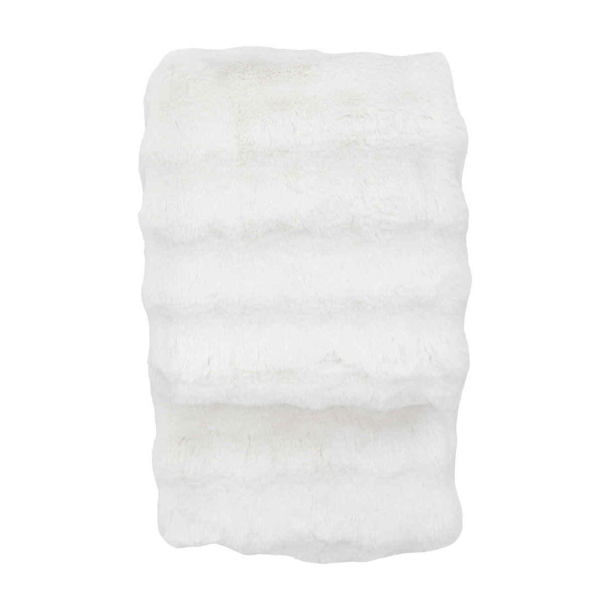 Marshmallow Rabbit Faux Fur Throw – Cream