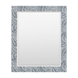 Cotswold Rectangle Mirror with Leaf-Print Frame