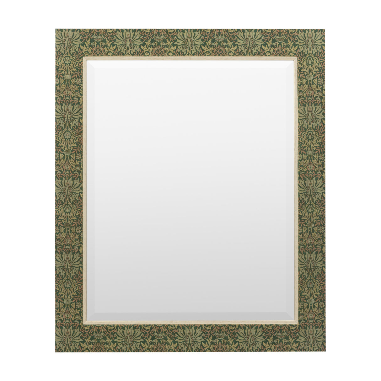 Cotswold Rectangle Mirror with Leaf-Print Frame