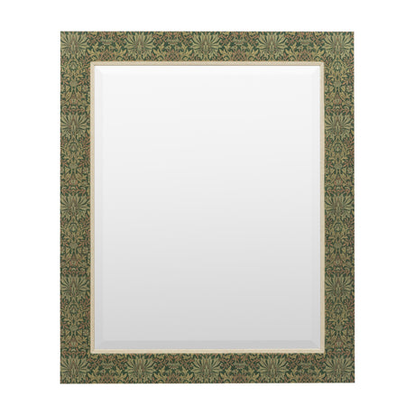 Cotswold Rectangle Mirror with Leaf-Print Frame