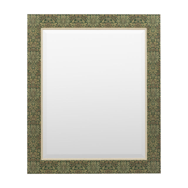 Cotswold Rectangle Mirror with Leaf-Print Frame
