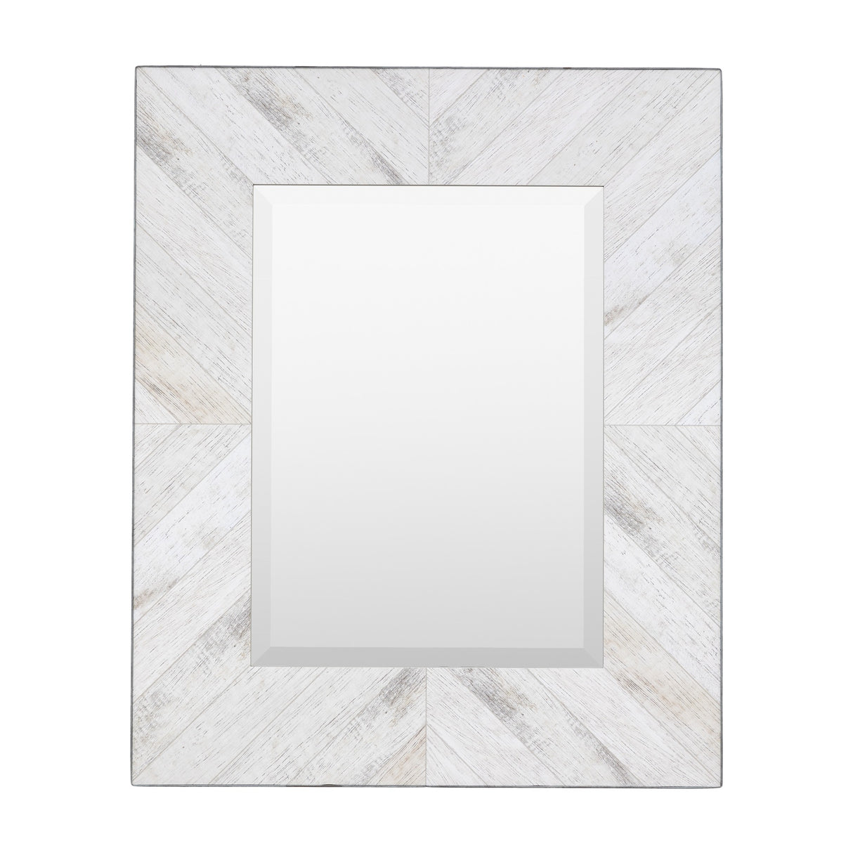 Hackney Rectangle Mirror – White