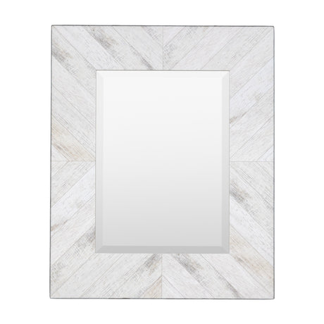 Hackney Rectangle Mirror – White