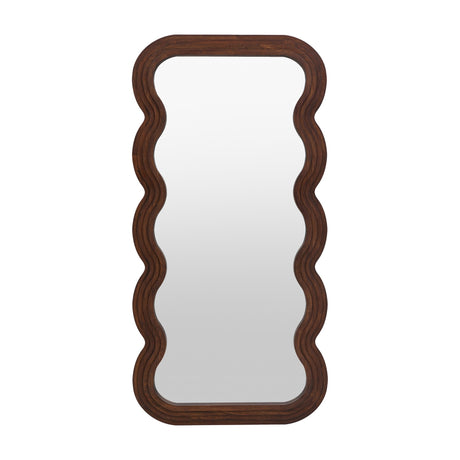 Hasker Wavy Full-Length Mirror – Walnut